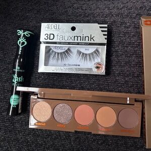 Ardell 3D Faux Mink, Beauty for Certain 5 Shade Palette, Essence Lash Princess